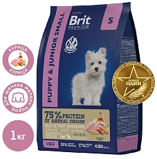 Brit Premium Puppy & Junior Small (Курица)